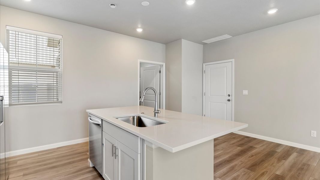 Furnished interior view inside a new home in Reunion, Commerce City (Image 8).