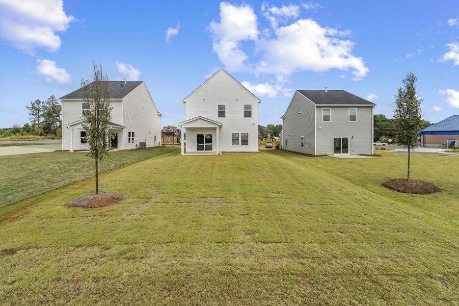 Front exterior of a new home in Tucker Ridge, Pendleton, SC, highlighting curb appeal (Image 20).