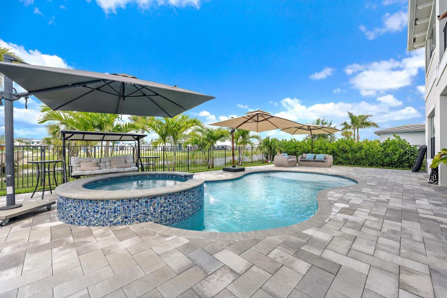 Nearly brand new pool with an upgraded heater and controller.
