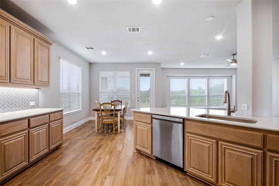 Furnished interior view inside a new home in , Providence Village (Image 7). Furnished interior view inside a new home in , Providence Village (Image 7).
