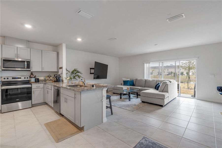 Furnished interior view inside a new home in Rivers Edge, Edgewater (Image 12). Furnished interior view inside a new home in Rivers Edge, Edgewater (Image 12).