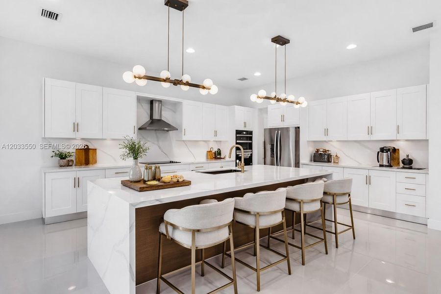 AI staging of kitchen AI staging of kitchen