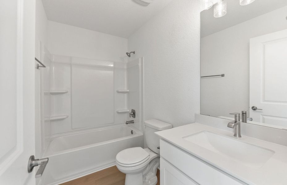 Furnished interior view inside a new home in Saddleback at Santa Rita Ranch, Liberty Hill (Image 10). Furnished interior view inside a new home in Saddleback at Santa Rita Ranch, Liberty Hill (Image 10).