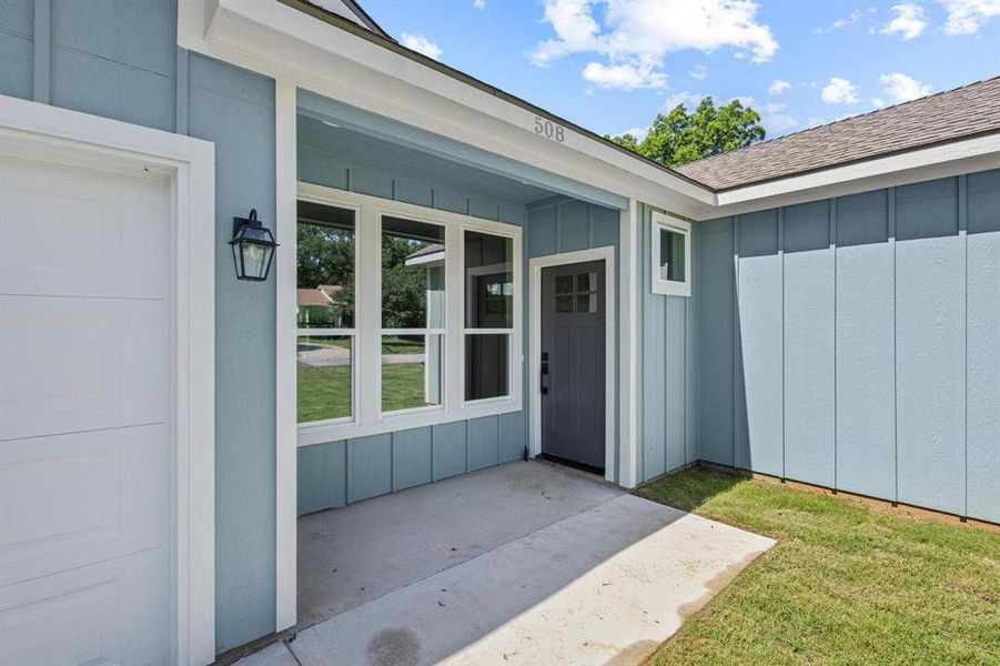 Front exterior of a new home in , Denison, TX, highlighting curb appeal (Image 2). Front exterior of a new home in , Denison, TX, highlighting curb appeal (Image 2).