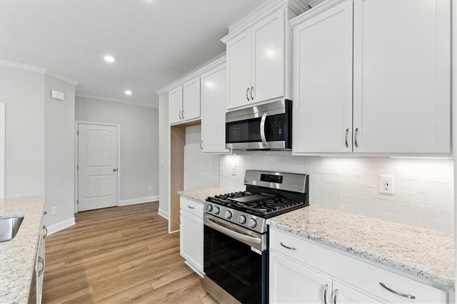 Furnished interior view inside a new home in Stratford at NatureWalk, Dallas (Image 5). Furnished interior view inside a new home in Stratford at NatureWalk, Dallas (Image 5).