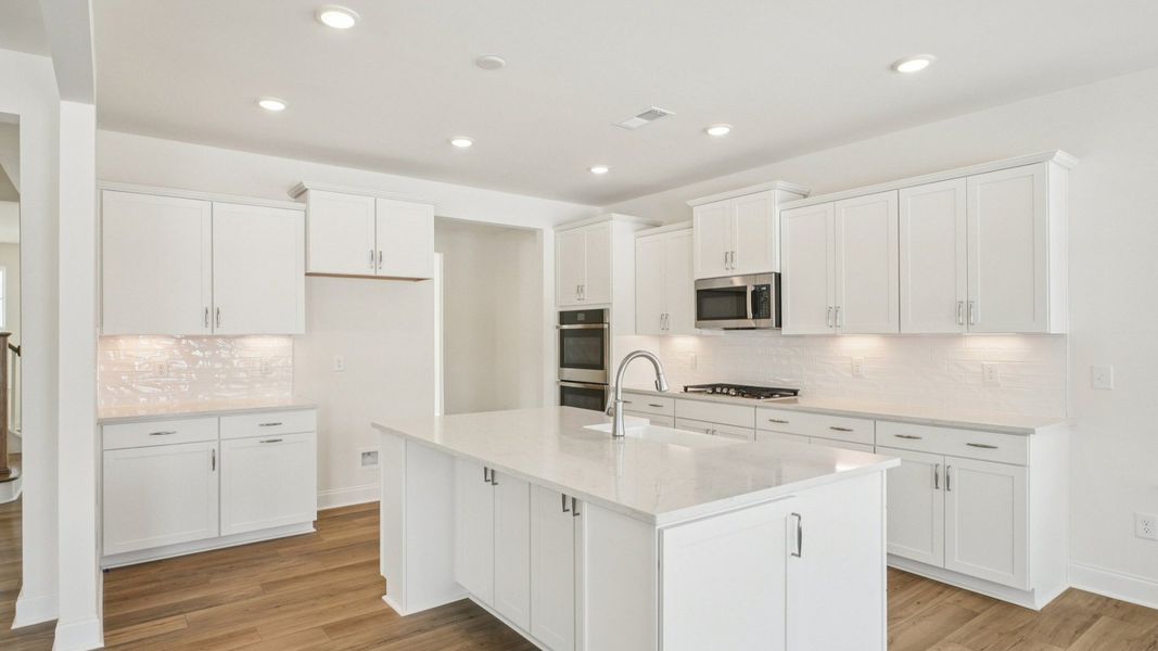 Representative furnished interior of a home built from the Stonehaven by DRB Homes in Blake Pond, Lillington (Image 30).