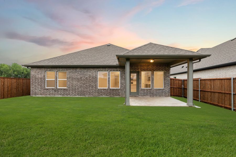 Representative exterior details of a home built from the Glory by Rockwell Homes in Creekside, Royse City (Image 36). Representative exterior details of a home built from the Glory by Rockwell Homes in Creekside, Royse City (Image 36).