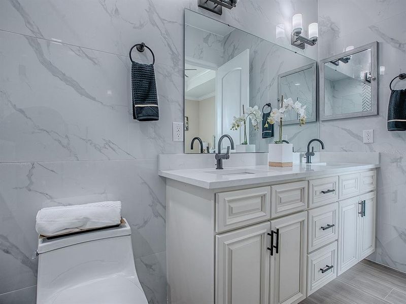 Furnished interior view inside a new home in , Oxford (Image 12).