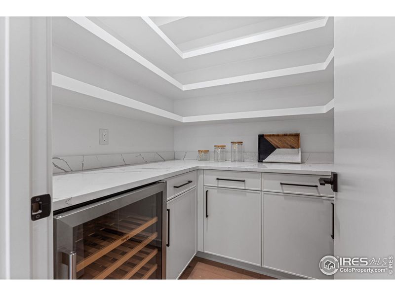 Pantry with ample storage space