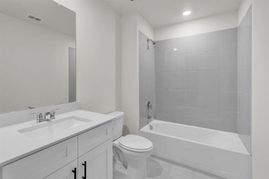 Furnished interior view inside a new home in The Landing at Hidden Lakes, McKinney (Image 14).