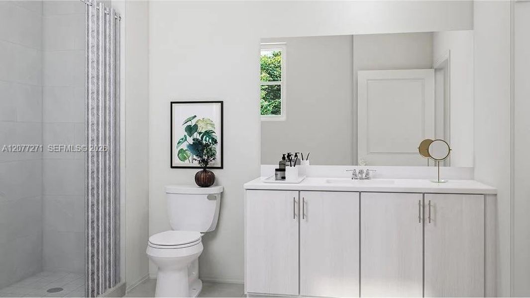 Furnished interior view inside a new home in Solstice, Miami (Image 2). Furnished interior view inside a new home in Solstice, Miami (Image 2).