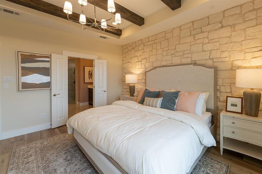 Furnished interior view inside a new home in , Little Elm (Image 10).