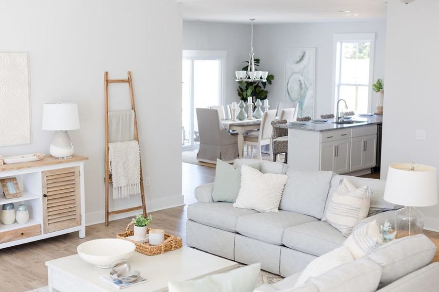 Representative furnished interior of a home built from the Laurel by Stevens Fine Homes in Sawyer’s Run, Hampstead (Image 11).
