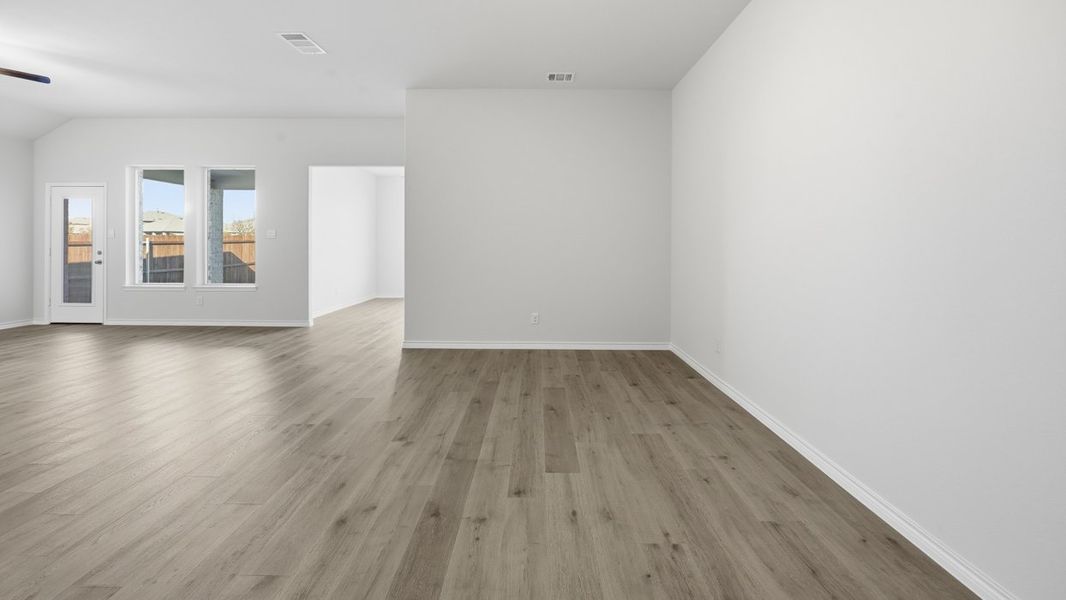 Representative unfurnished interior of a home built from the Harbour by D.R. Horton in Silverado, Aubrey (Image 7).