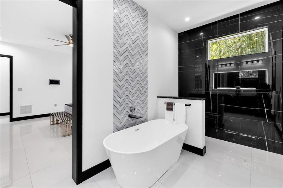 Furnished interior view inside a new home in , St. Petersburg (Image 18).