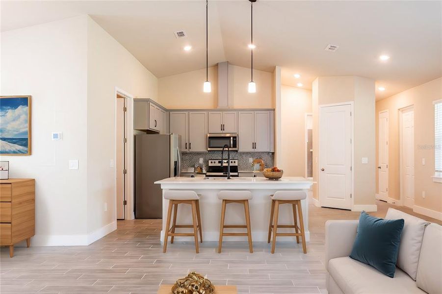 Furnished interior view inside a new home in , Port Charlotte (Image 8).