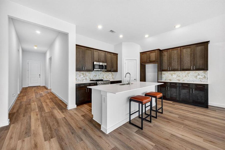 Furnished interior view inside a new home in Hickory Hill, Sherman (Image 12). Furnished interior view inside a new home in Hickory Hill, Sherman (Image 12).