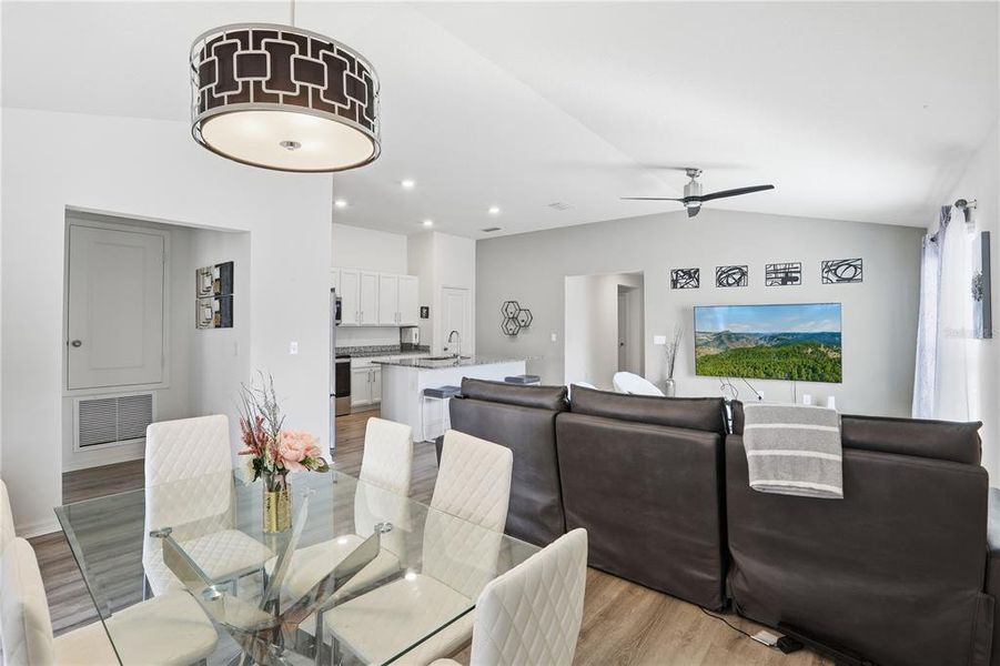 Furnished interior view inside a new home in Bellaviva I at Westside, Davenport (Image 18).