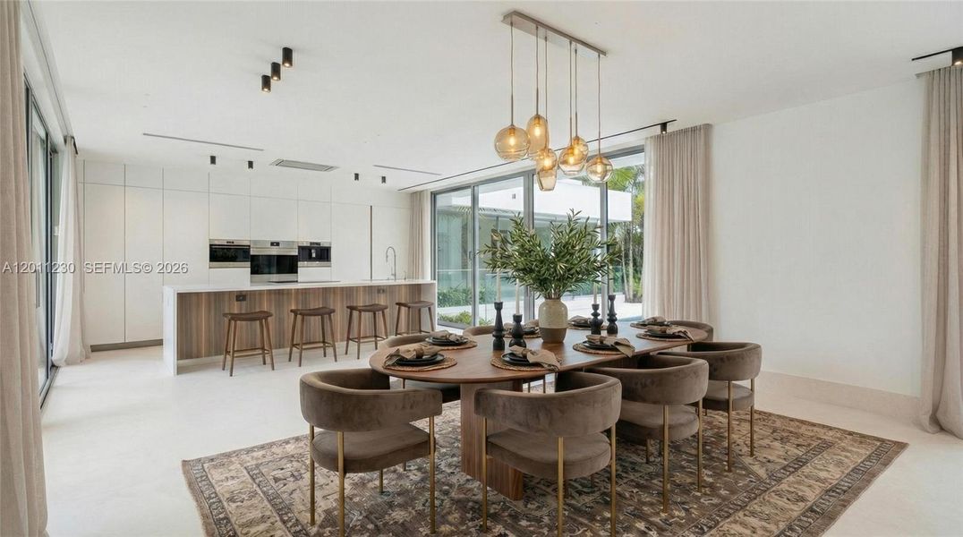 Furnished interior view inside a new home in , Weston (Image 16).