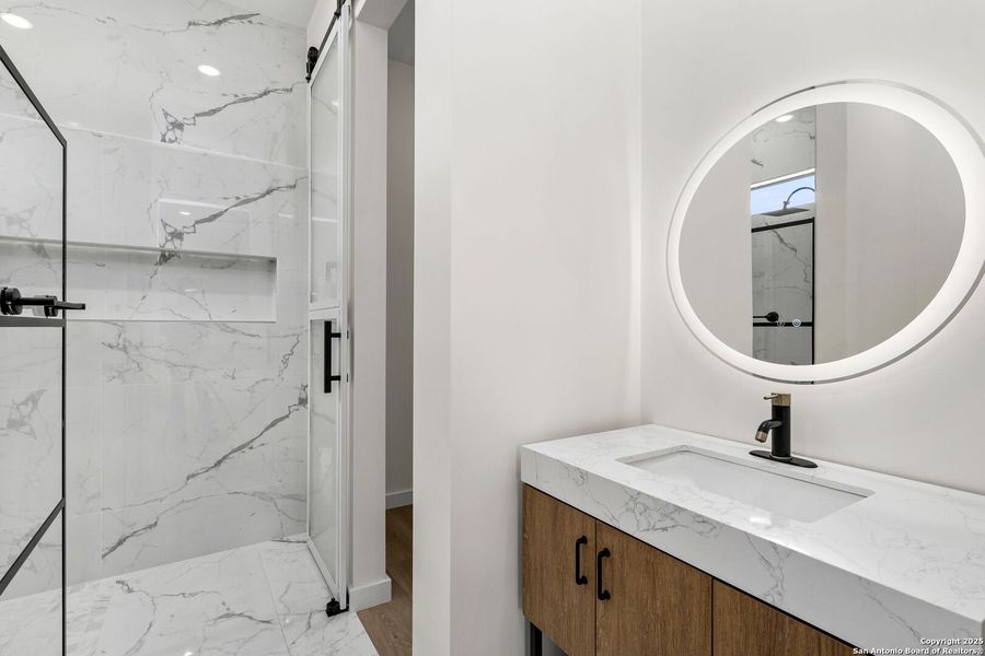 Furnished interior view inside a new home in , Spring Branch (Image 28).