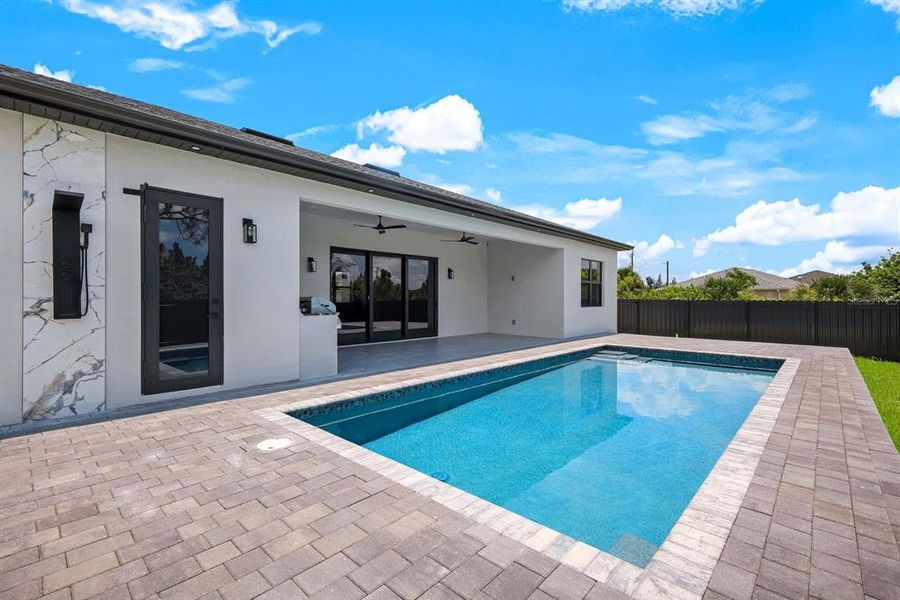 Exterior details and patio area of a home in , Port Charlotte (Image 26). Exterior details and patio area of a home in , Port Charlotte (Image 26).