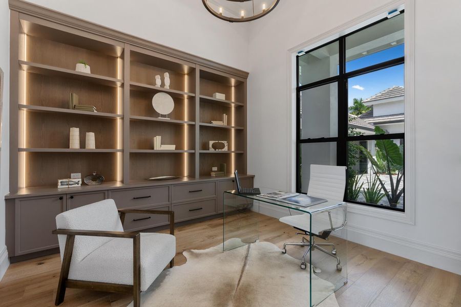 Furnished interior view inside a new home in , Palm Beach Gardens (Image 32).