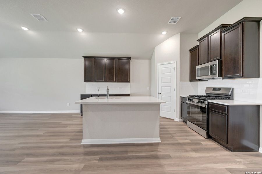 Furnished interior view inside a new home in Mesquite Ridge, San Antonio (Image 10).
