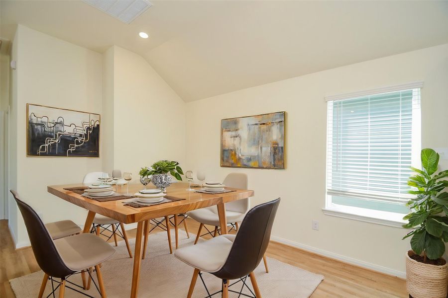 This is the perfect area for casual dining and entertaining guests.