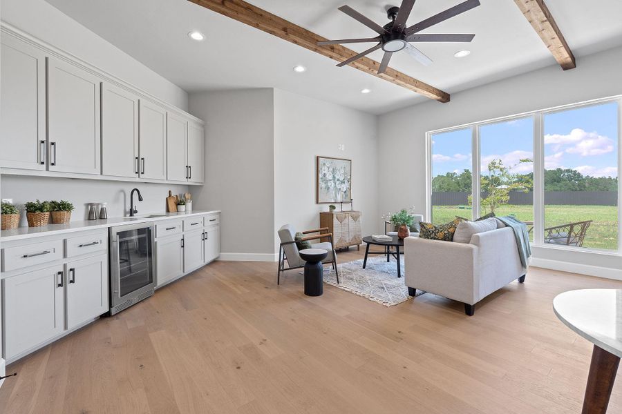 Furnished interior view inside a new home in , Liberty Hill (Image 16).