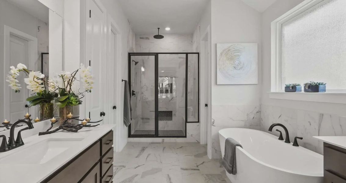 Representative furnished interior of a home built from the Mia by Chesmar Homes in Sunfield, Buda (Image 10). Representative furnished interior of a home built from the Mia by Chesmar Homes in Sunfield, Buda (Image 10).