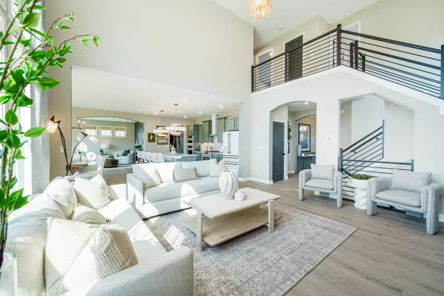 Representative furnished interior of a home built from the Grandin by Fischer Homes in The Dunes at Sandbar, Santa Rosa Beach (Image 12).