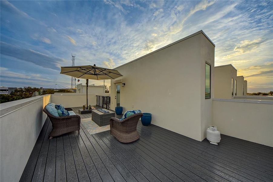 Exterior details and patio area of a home in , St. Petersburg (Image 36).