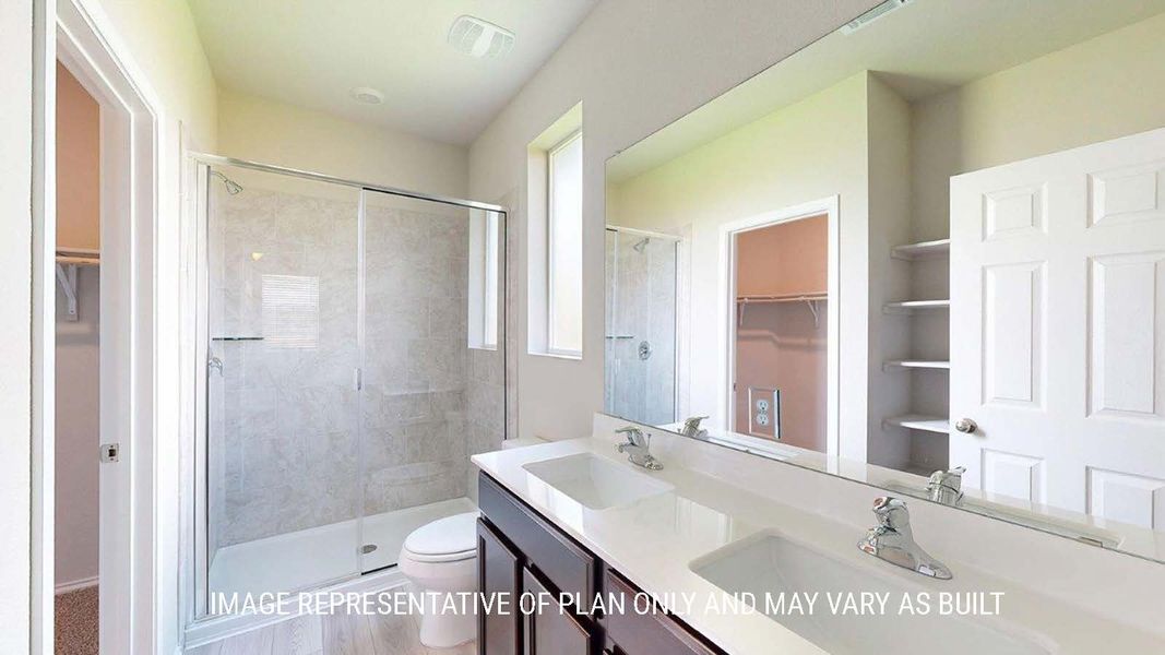 Furnished interior view inside a new home in The Terrace Duplexes, Temple (Image 7).