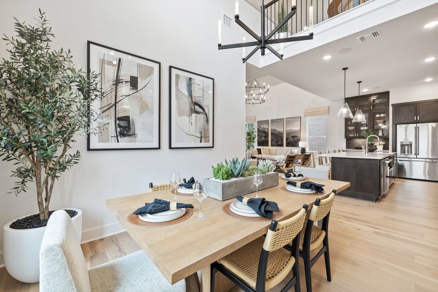 Representative furnished interior of a home built from the Linden by Tri Pointe Homes in Wolf Ranch, Georgetown (Image 15).