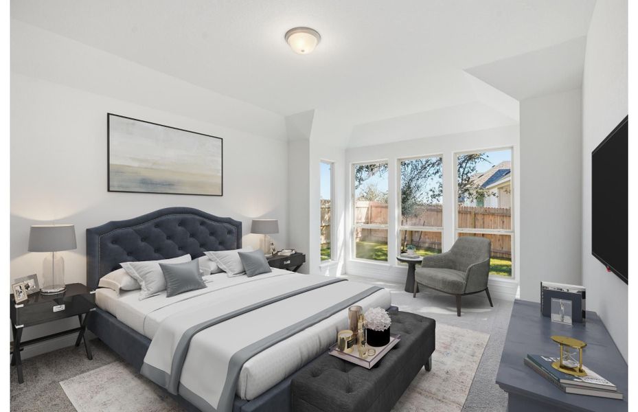 Furnished interior view inside a new home in Corley Farms, Boerne (Image 3).