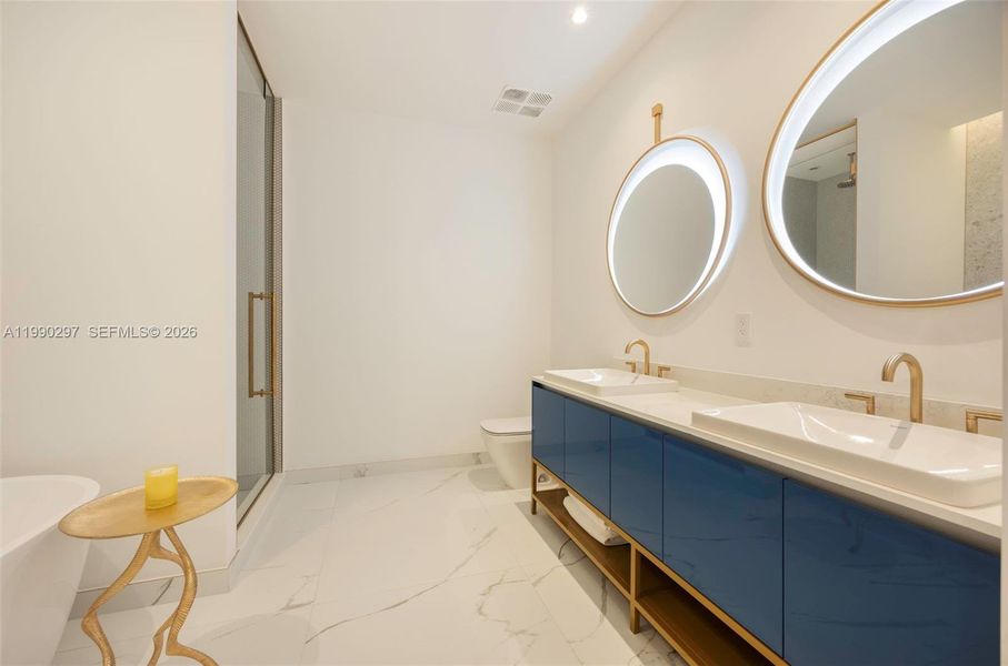 Furnished interior view inside a new home in Mr. C Residences, Miami (Image 13).