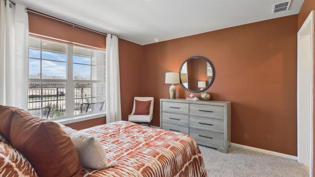Furnished interior view inside a new home in Lonestar at Liberty Trails, Fort Worth (Image 13).