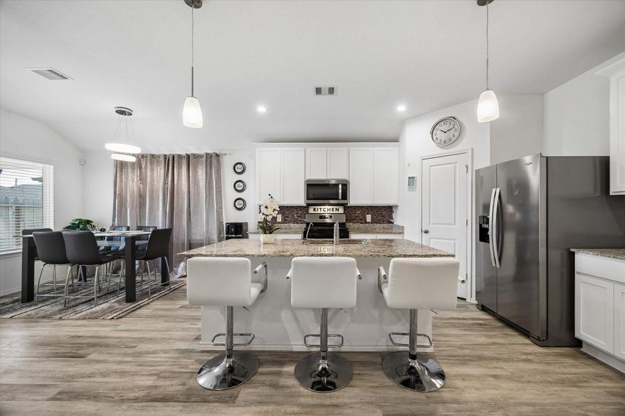 Furnished interior view inside a new home in Tamarron, Fulshear (Image 14).