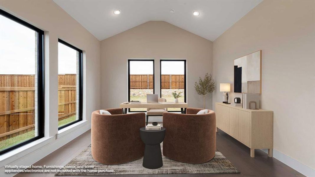 Furnished interior view inside a new home in Terraces, Rockwall (Image 7).