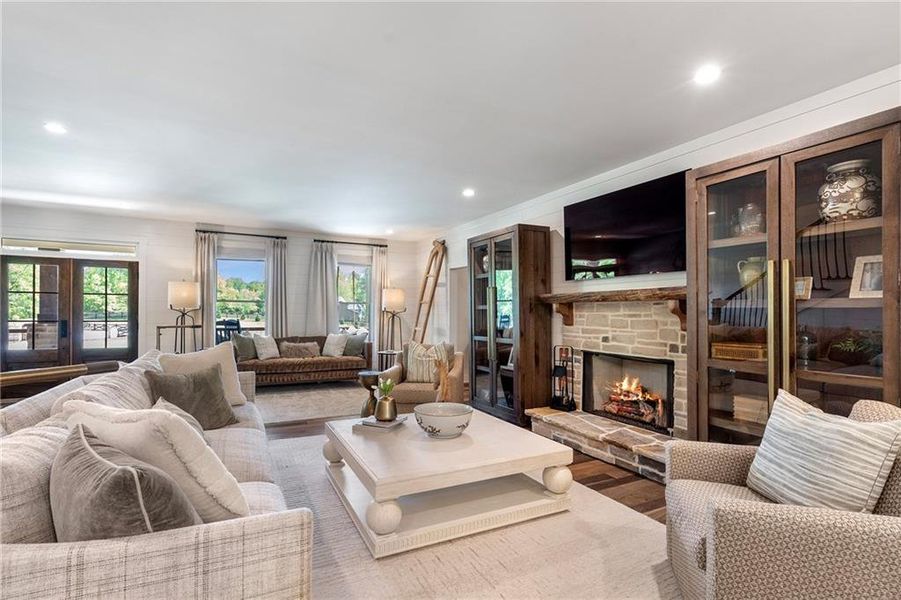 Furnished interior view inside a new home in , Canton (Image 52).