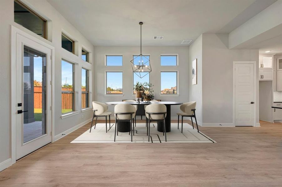 Furnished interior view inside a new home in Northshore at Lakewood Village - Garden Series, Lakewood Village (Image 12). Furnished interior view inside a new home in Northshore at Lakewood Village - Garden Series, Lakewood Village (Image 12).