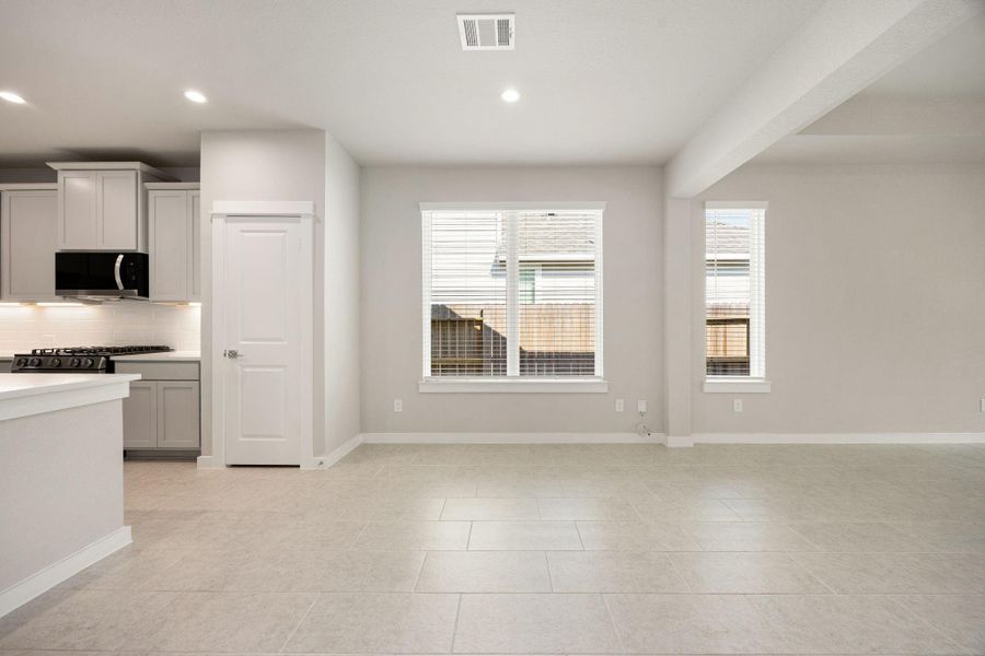 Breakfast area just off the kitchen