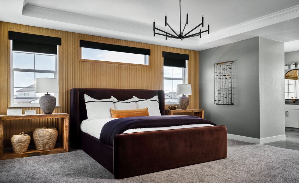 Furnished interior view inside a new home in Macanta, Castle Rock (Image 3).