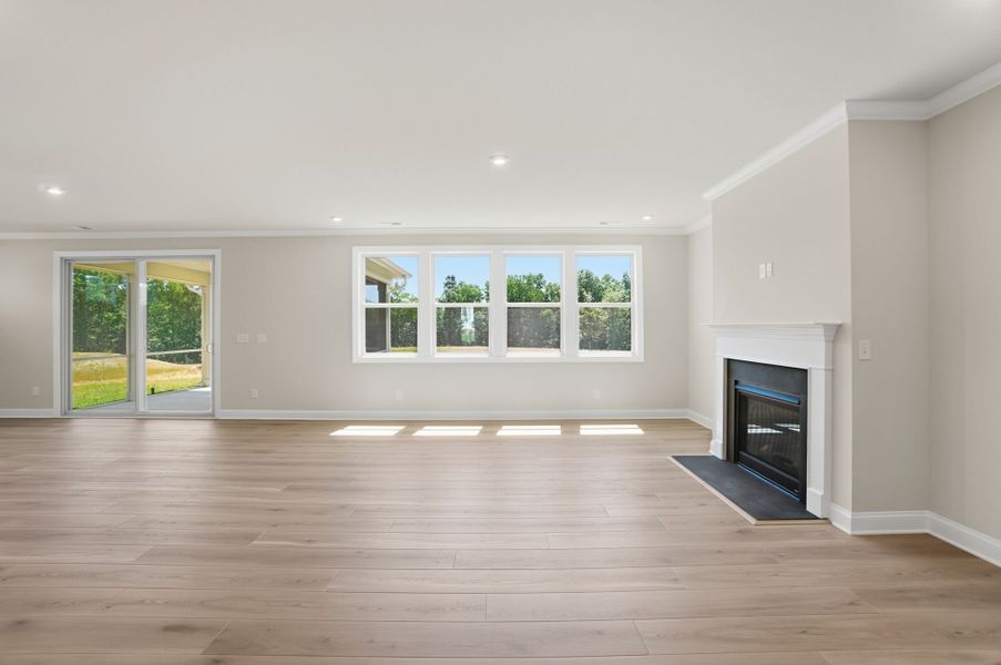 Spacious, unfurnished interior of a new home in Blair Place, Monroe (Image 23). Spacious, unfurnished interior of a new home in Blair Place, Monroe (Image 23).