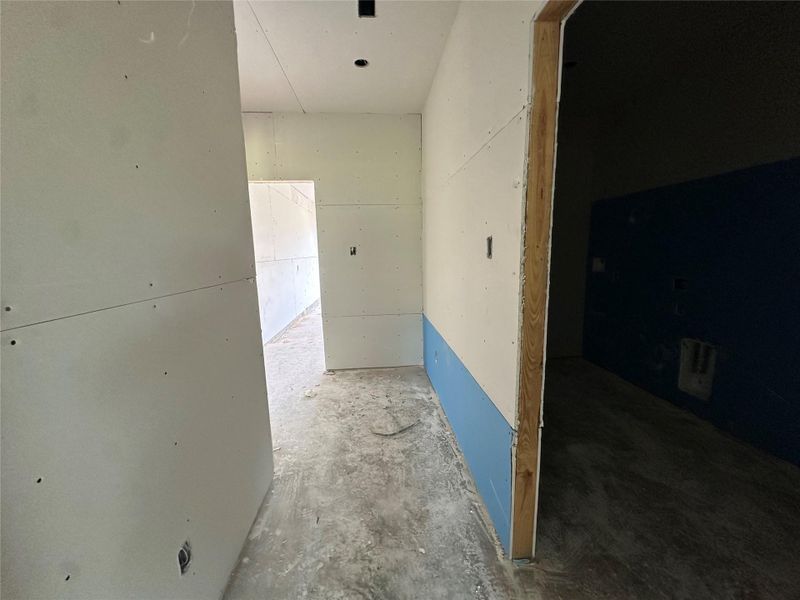 In-progress construction of a new home in , Jones Creek, TX (Image 4).