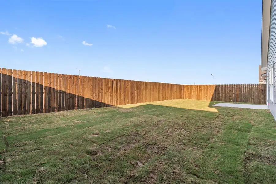 Exterior details and patio area of a home in Trails of Fossil Creek, Fort Worth (Image 2). Exterior details and patio area of a home in Trails of Fossil Creek, Fort Worth (Image 2).