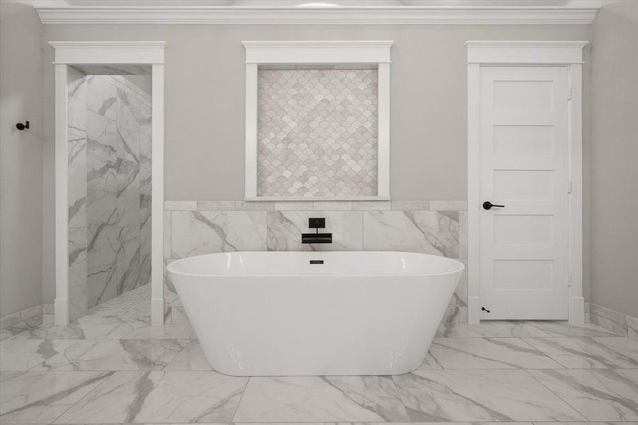 Furnished interior view inside a new home in , Midlothian (Image 6).