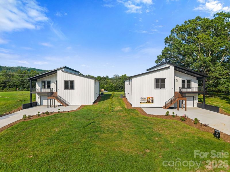 Exterior details and patio area of a home in , Hendersonville (Image 17).