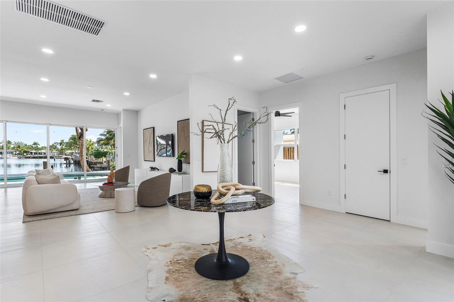 Furnished interior view inside a new home in , Pompano Beach (Image 3).