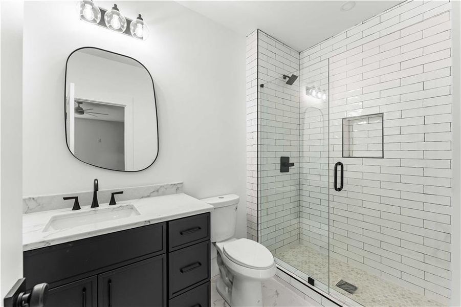 Furnished interior view inside a new home in , Atlanta (Image 15).